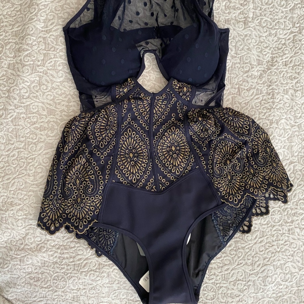 Zimmerman riot corseted 1 piece swimsuit